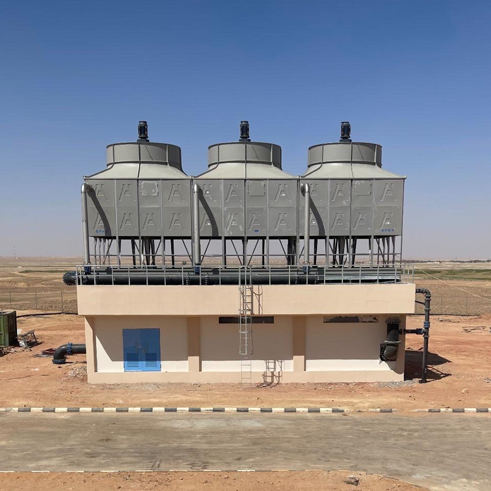 Photo from a cooling tower case study