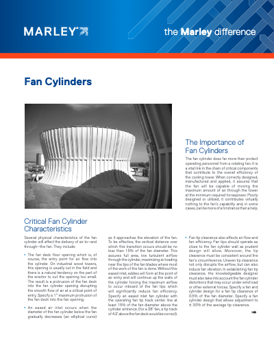 The Marley Difference – Fan Cylinders