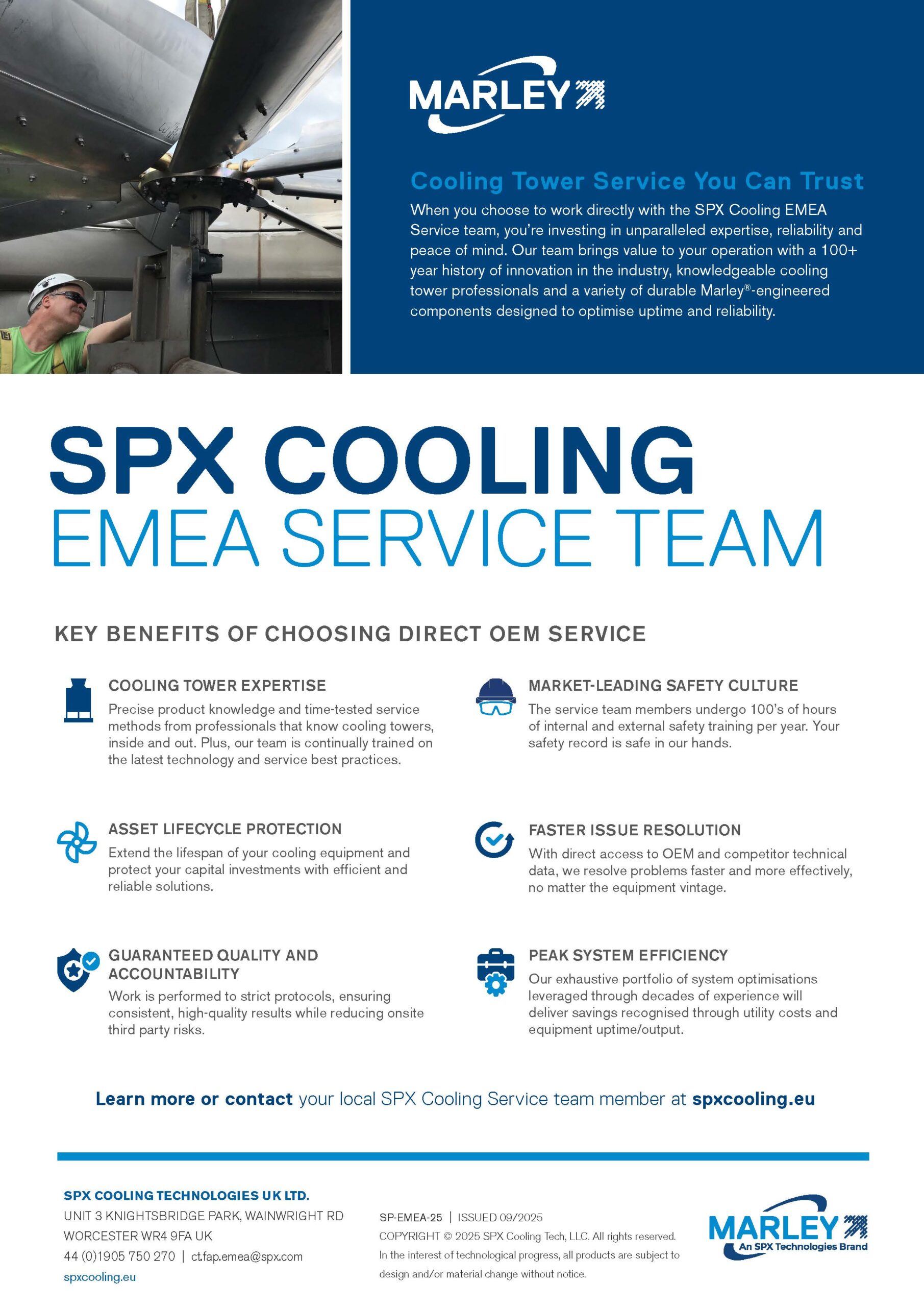 What is an evaporative cooling tower?