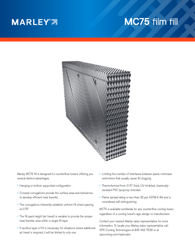 Marley MC75 Counterflow Fill