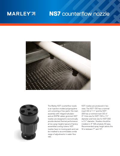 Marley NS7 Counterflow Nozzle