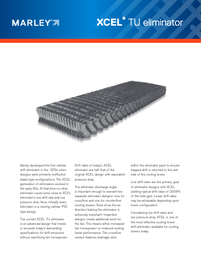 Marley XCEL TU Eliminator